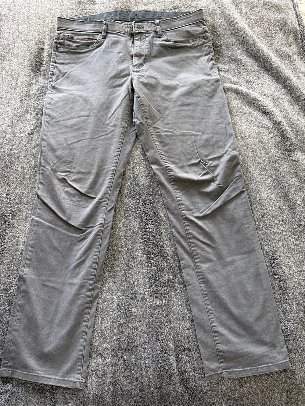 English Laundry Men's Gray Chinos - Straight Leg